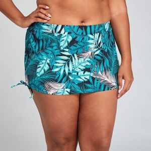 Cacique Swim Desert Palms Drawstring Swim Skirt